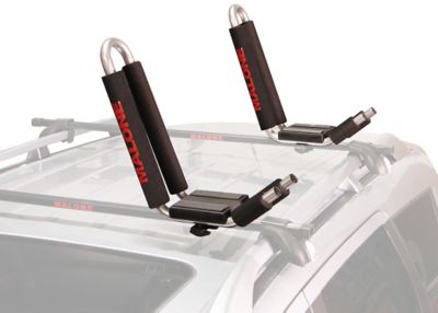 Image showing  75 lb. Capacity J-Pro 2 Fixed-Arm J-Style Kayak Carrier, Kayak Rack, Black