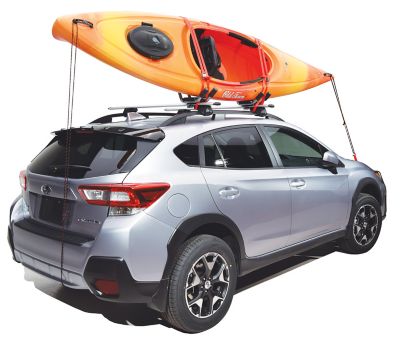 Image showing  75 lb. Capacity J-Pro 2 Fixed-Arm J-Style Kayak Carrier, Kayak Rack, Black