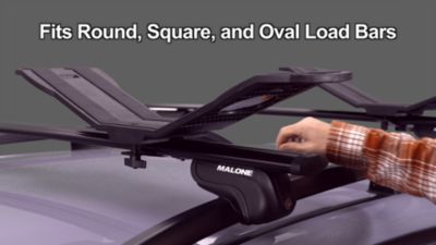 Image showing  75 lb. Capacity SeaWing Saddle Style Kayak Carrier, Black