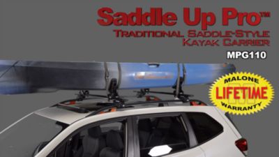 Image showing  75 lb. Capacity Saddle Up Pro Saddle Style Kayak Carrier, Black