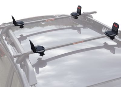 Image showing  90 lb. Capacity Big Foot Pro Gunwale Bracket Canoe Carrier, Black