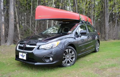 Image showing  90 lb. Capacity Big Foot Pro Gunwale Bracket Canoe Carrier, Black