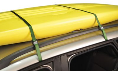 Image showing  Standard Sup Foam Blocks w/ Tie Downs Kit - Bare Roof or Cross Bar Compatible - 55lb Capacity - Grey, MPG174