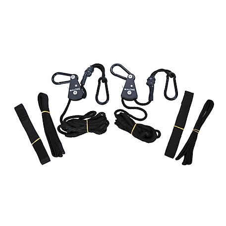 Malone Speedline Pro Ratchet Bow and Stern Tie-Downs - Carabiners, MPG370