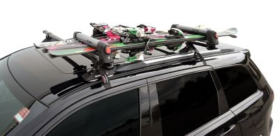 Image showing  LiftLine Compact Ski Carrier - 3 sets of Skis or 2 Snowboards Capacity - MPG605