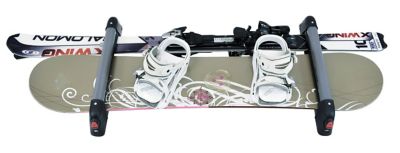 Image showing  LiftLine Compact Ski Carrier - 3 sets of Skis or 2 Snowboards Capacity - MPG605
