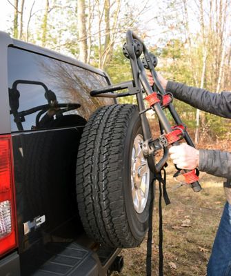 Image showing  Hanger Spare T3 OS, 3 Bikes, Spare Tire Mount, Folding Arms, MPG2147