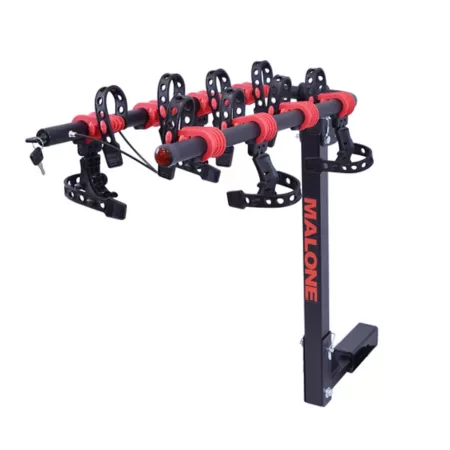 Malone Runway Max 4 Bike Hitch Rack - Tilt - Fits 1 1/4" and 2" Hitch MPG2138 Bicycle Carriers