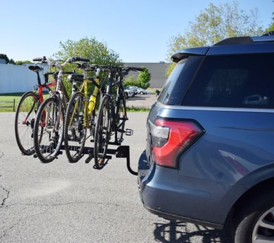 Image showing  Runway HM4 4-Bike Bicycle Carrier, Hitch Mount, Frame Mount, for 2 in. Hitch