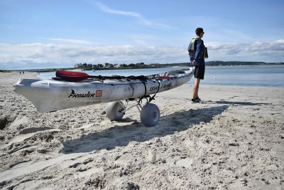 Image showing  ClipperTRX-S Deluxe Kayak/Canoe Cart, Balloon Tires, 200 lb. Capacity