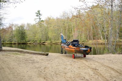 Image showing  Xpress TRX Scupper Kayak Cart, Airless Tires, 150 lb. Capacity