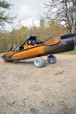 Image showing  150 lb. Capacity Xpress TRX-S Scupper Kayak Cart with Balloon Wheels