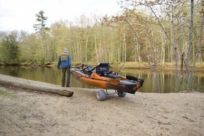 Image showing  150 lb. Capacity Xpress TRX-S Scupper Kayak Cart with Balloon Wheels