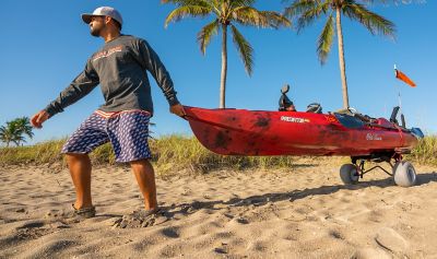 Image showing 6 th Malone Widetrak Sb Large Kayak/Canoe Cart, Balloon Wheels, Bunks, 250 lb., MPG521-S