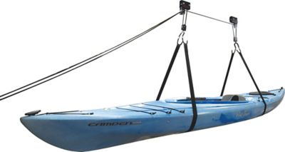 Image showing  Kayak Hammock Kayak Hoist Storage System, Ceiling Mount, 120 lb. Capacity