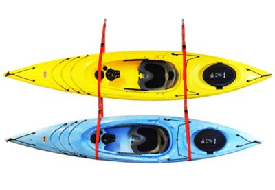 SlingTwo Double Kayak Storage System - Ceiling Mount - 135lbs - Malone MPG341