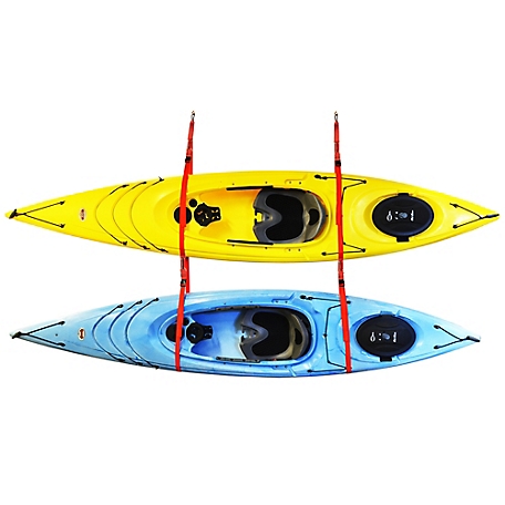 Malone SlingTwo Double Kayak Storage System - Ceiling Mount - 135lbs, MPG341