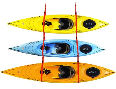 Malone SlingThree Triple Kayak Storage System - Ceiling Mount - 135lbs, MPG342