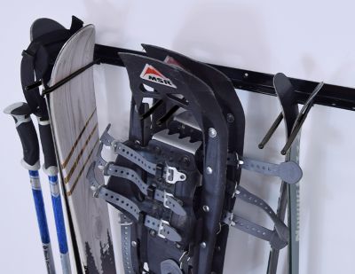 Image showing  Wall Mount Ski Storage Rack for 6 Pair of Skis, MPG385