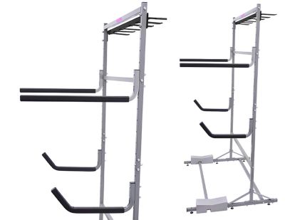 Image showing  FS Rack Storage System - 2 Kayak, 2 Sup, 6 Ski - Free Standing - 250lbs, MPG387