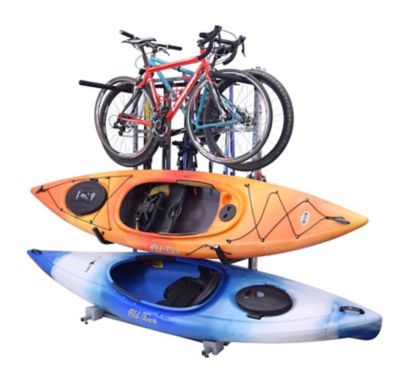 Image showing  250 lb. Capacity Freestanding 3-Bike/2-Kayak/6-Ski Rack Storage System