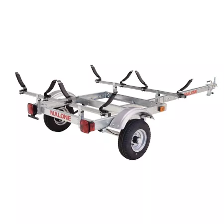 Malone 400 lb Capacity EcoLight V-Style 2-Kayak Trailer Kit Kayak & Canoe Carriers