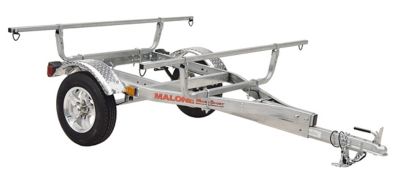 Image showing  800 lb. Capacity Microsport XT Trailer with 78 in. Load Bars, Aluminum Wheels, Fenders and Retractable Tongue
