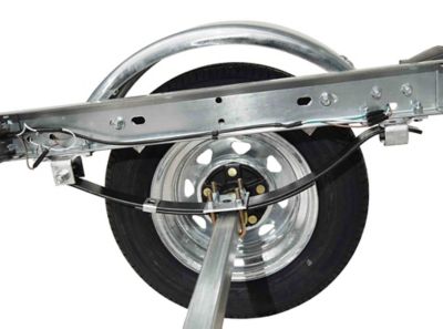 Image showing  800 lb. Capacity Microsport XT Trailer with 78 in. Load Bars, Aluminum Wheels, Fenders and Retractable Tongue