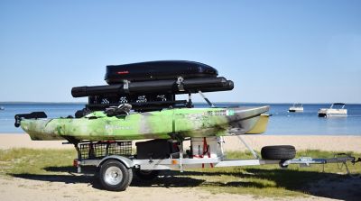 Image showing  1,000 lb. Capacity Megasport Kayak Trailer with 86 in. Load Bars