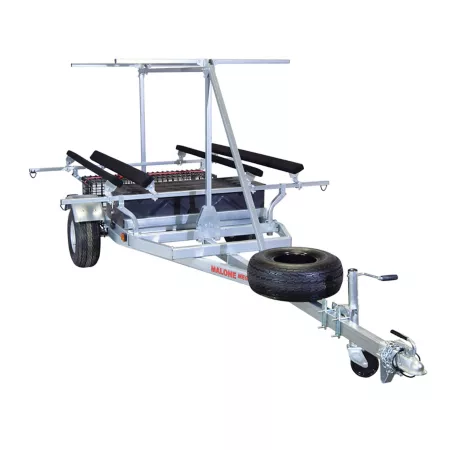 Malone Megasport Kayak Trailer Pckg – 2 Kayaks – Spare Tire – 2nd Level – 2 Bunk Sets – Storage Basket – Drawer MPG550-TH Kayak & Canoe Carriers