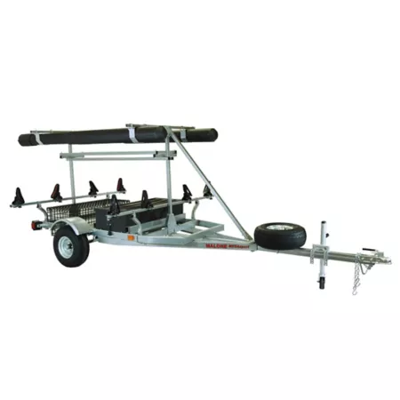 Malone Megasport Trlr Pckg - 2 Kayaks - Spare Tire - 2nd Level - 2 Saddle Racks - Basket - Drawer - Accessories MPG550-AU Kayak & Canoe Carriers