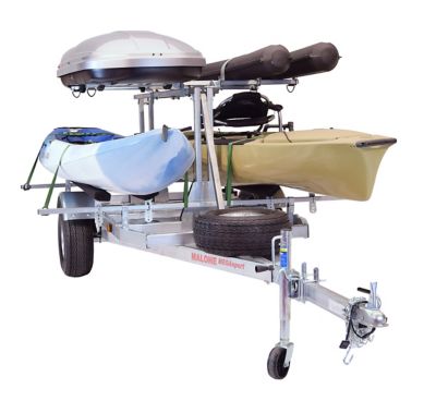 Image showing  Megasport Lowbed Trlr - 2nd Tier - Spare - 2 Sets Bunks - Cargo Box - 2 Rod Tubes - MPG550-LBB