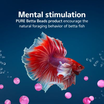 Image showing  PURE Betta Beads, Pink, 12 oz.