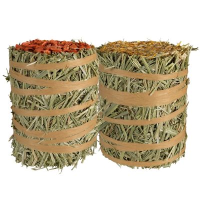 Image showing  Field+Forest Mini Hay Bales Carrot & Marigold Small Animal Treats, 7 oz. 2 pk.