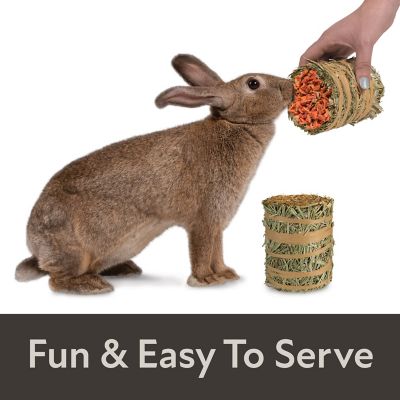 Image showing  Field+Forest Mini Hay Bales Carrot & Marigold Small Animal Treats, 7 oz. 2 pk.