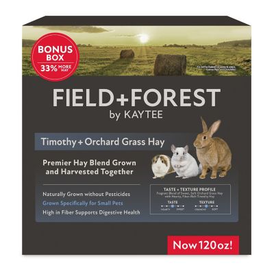 Kaytee Field+Forest Timothy+Orchard Grass Hay 120 Ounces