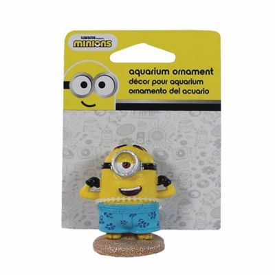 Image showing  Minions Officially Licensed Fish Tank and Aquarium Ornament, Beach Buddy Stuart, Small