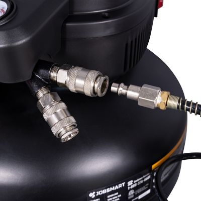 Image showing 5 th JobSmart 1.0 hp, 6 gal. Portable Pancake Air Compressor