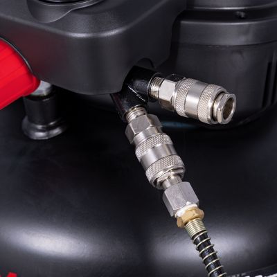 Image showing 6 th JobSmart 1.0 hp, 6 gal. Portable Pancake Air Compressor