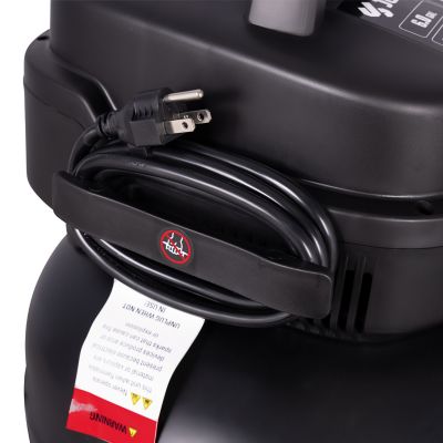 Image showing 9 th JobSmart 1.0 hp, 6 gal. Portable Pancake Air Compressor