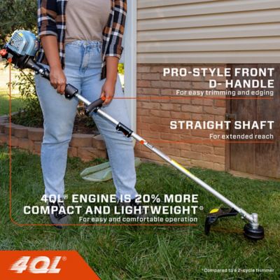 Image showing 8 th Senix 17.7 in. 26.5cc Straight Shaft Gas String Trimmer with 4-Cycle Engine