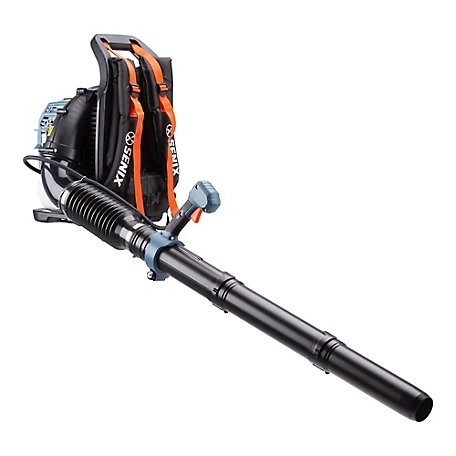 Senix 49 cc 4-Cycle Gas Powered Backpack Leaf Blower, Eco-Friendly, Up to 600 CFM and 200 MPH, BLB4QL-M