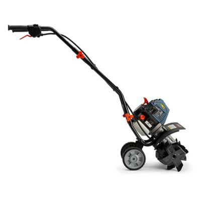 Image showing 7 th Senix 15 in. 6-Tine Gas-Powered 46cc 4-Cycle Tiller Cultivator, 8 in. Tilling Depth
