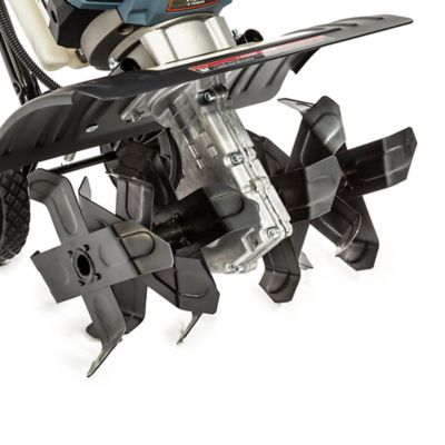 Image showing 8 th Senix 15 in. 6-Tine Gas-Powered 46cc 4-Cycle Tiller Cultivator, 8 in. Tilling Depth