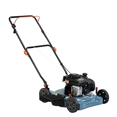 Senix 20-Inch 125 cc 4-Cycle Briggs & Stratton Engine, Push Gas Mower with Side Discharge, 5-Position Height Level, LSPG-L3