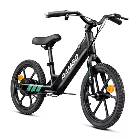 Rambo Youth 250W The Lil' Whip 16 in Electric Bike Matte Black Electric Bikes