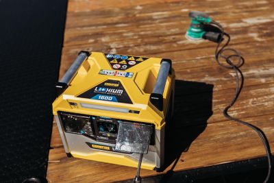 Image showing 6 th Champion Power Equipment 3,200/1,600-Watt Lithium-Ion Solar Generator Portable Power Station Backup Battery, 1,638Wh