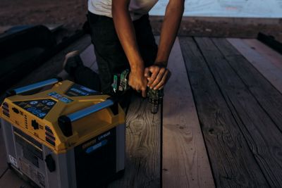 Image showing 8 th Champion Power Equipment 3,200/1,600-Watt Lithium-Ion Solar Generator Portable Power Station Backup Battery, 1,638Wh