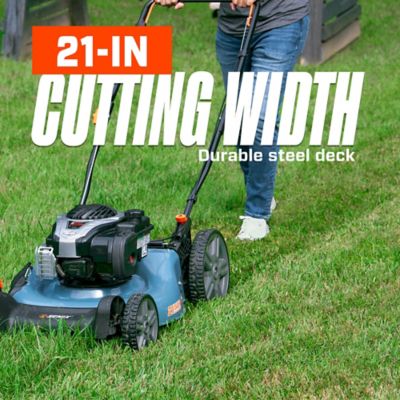Image showing  21 in. 140cc 4-Cycle Gas Powered Push Lawn Mower