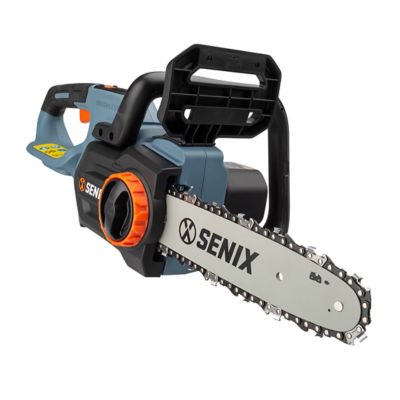 Senix 20 Volt Max* 10-Inch Cordless Brushless Chainsaw, Articulating Head (Tool Only), CSX2-M-0